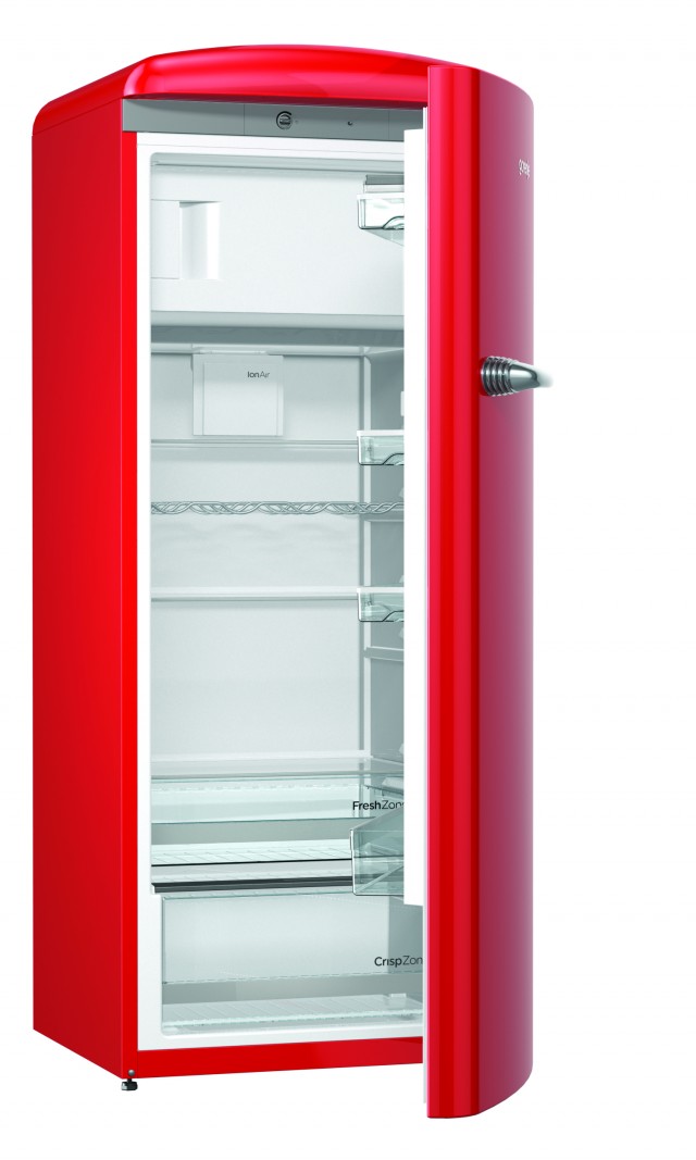 Wunderschöne Kühlschrank Gorenje Rot Fotos