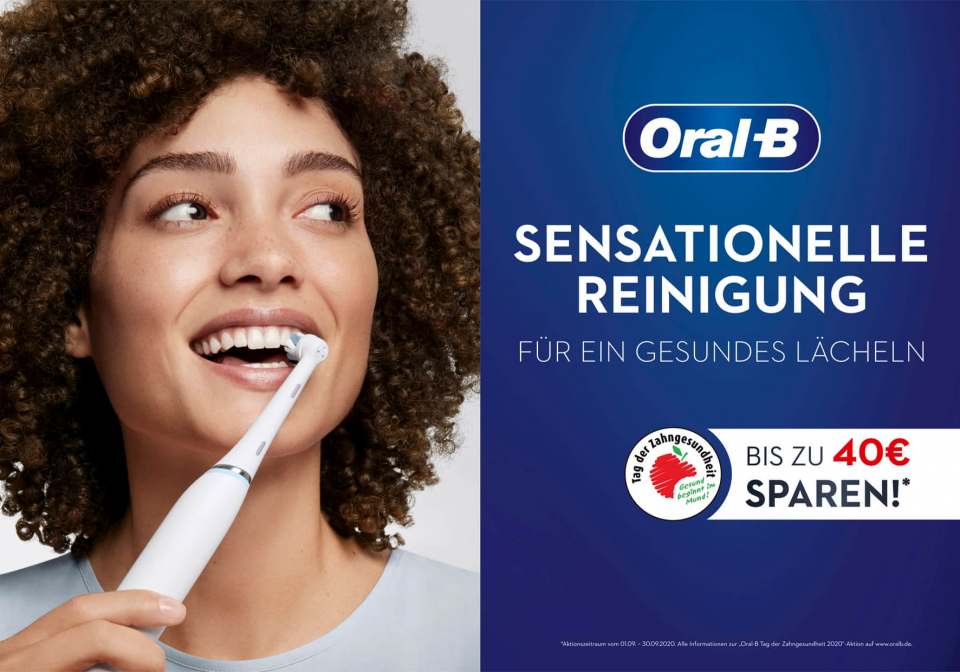 Oral-B: Coupon-Aktion zum Tag der Zahngesundheit