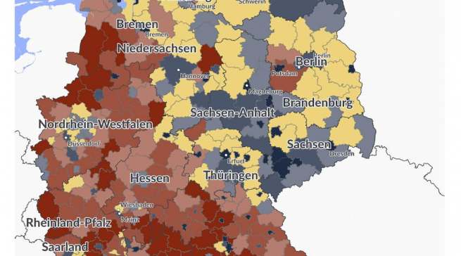 Bei Mehrpersonenhaushalten mit Kindern liegt Bayern vorne.