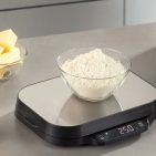 Caso Küchenwaage KitchenDuo wiegt bis 15 kg.