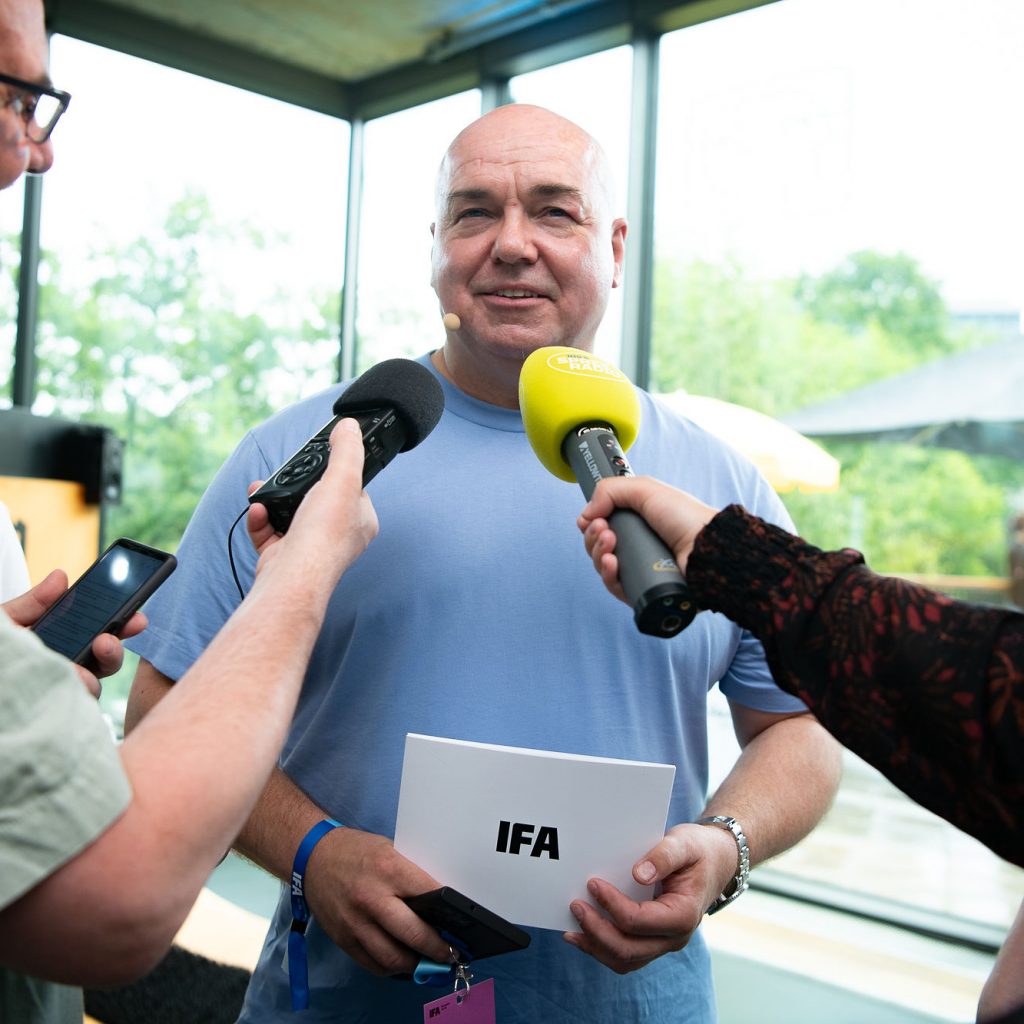 Gab ungezählte Interviews und Stellungnahmen ab: Leif Lindner, CEO der IFA Management.