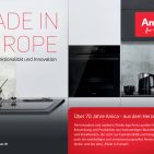Amica bekennt sich zu „Made in Europe“.