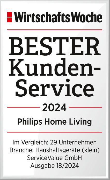 Auszeichnung „Bester Kundenservice 2024“ für Philips.