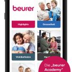 Beurer Academy App mit Schulungen, Fachwissen & News.