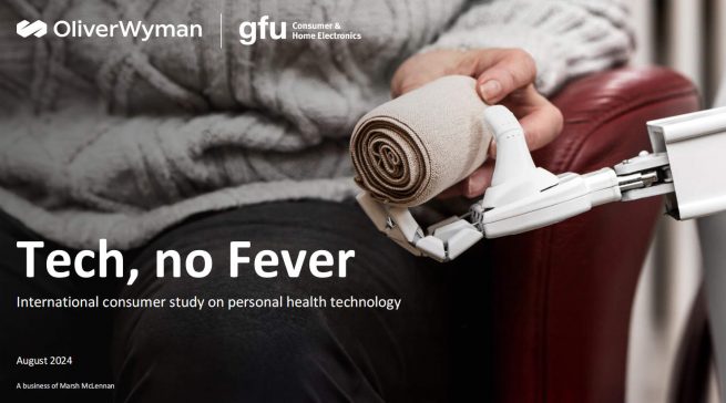 Die Studie: „Tech, no Fever. International consumer study on personal health technology“.