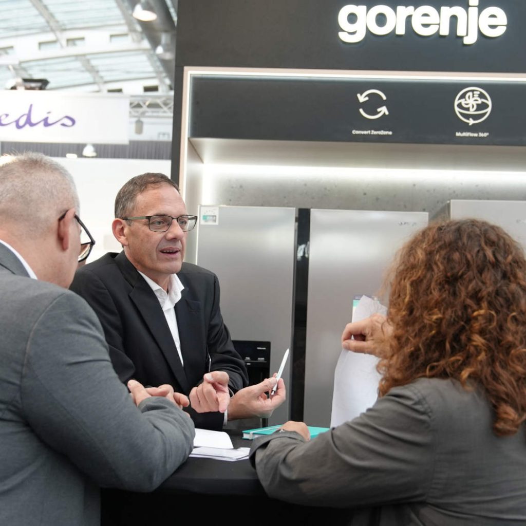 Bei den EFHT präsentieren Markenhersteller und Dienstleistungsunternehmen ihre Produkte: Gorenje