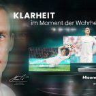 Hisense startet mit Markenkampagne in Deutschland durch.