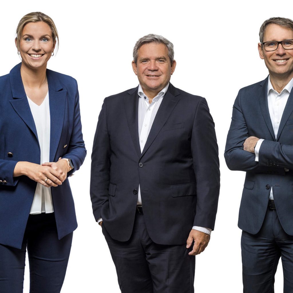 Der neue Vorstand von ElectronicPartner ab Januar 2025 (v.l.): Greta Ziob, Friedrich Sobol und Matthias Assmann. Fotos: ElectronicPartner