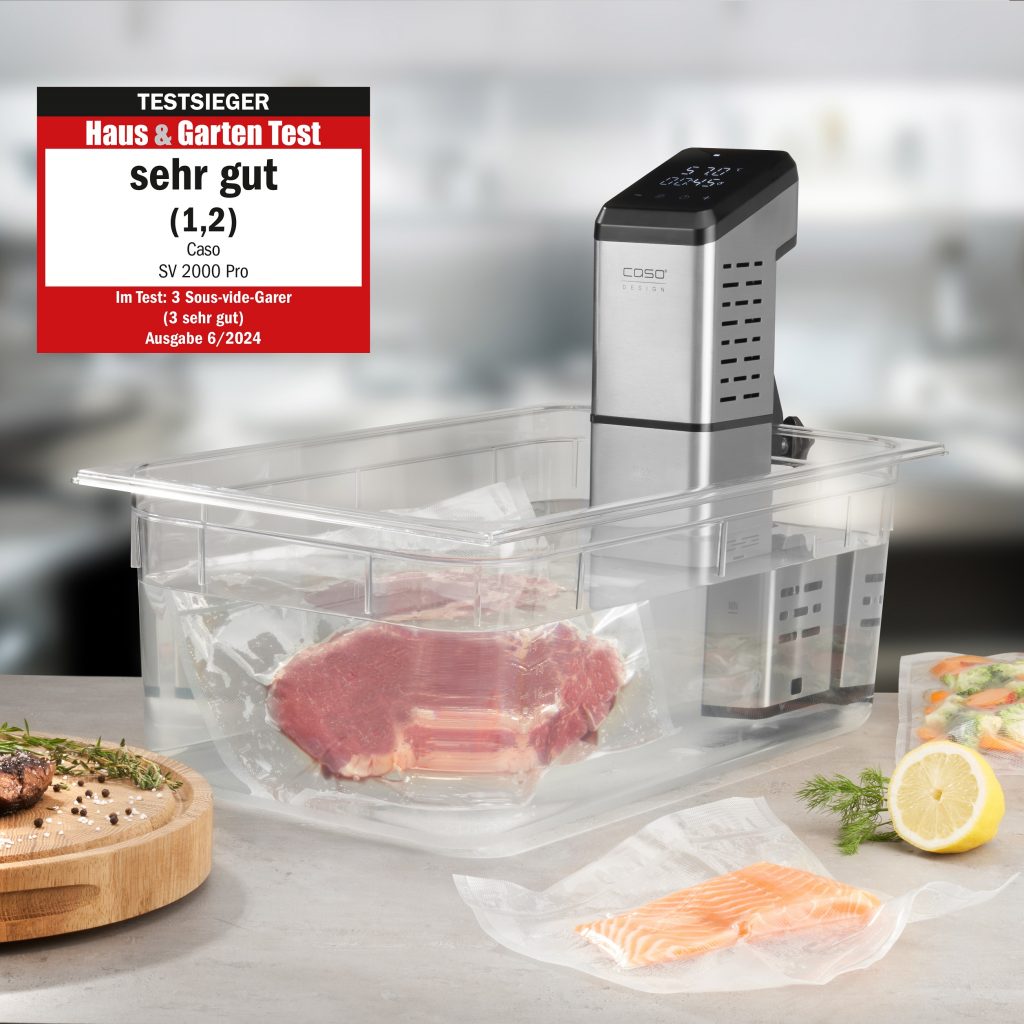 Der Sous-Vide-Garer SV 2000 Pro von Caso