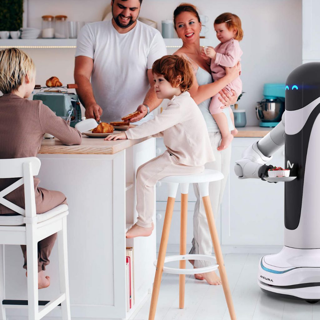 Der Roboter als neuer Haus- und Küchenfreund im Einsatz.