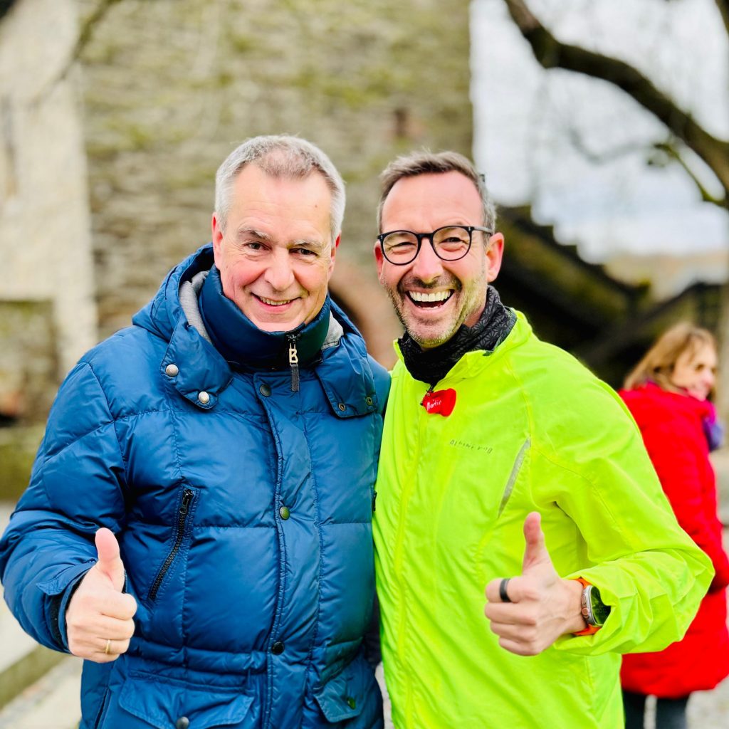 Gleicher „Heimathafen“ Ratingen, verbindendes Engagement für Charity-Aktion vor Ort: Dirk Wittmer (l.) und Martin Wolf (EK retail).