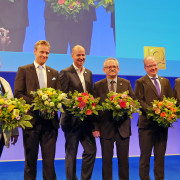 Der Aufsichtsrat für die Periode bis Mai 2020 ist bestellt (v.li.):Gerhard Hager (stv. Vorsitzender), Robert Drosdek, Frank Schoberer, Peter Rundt (Vorsitzender), Martin Witte und Frank Suhr.